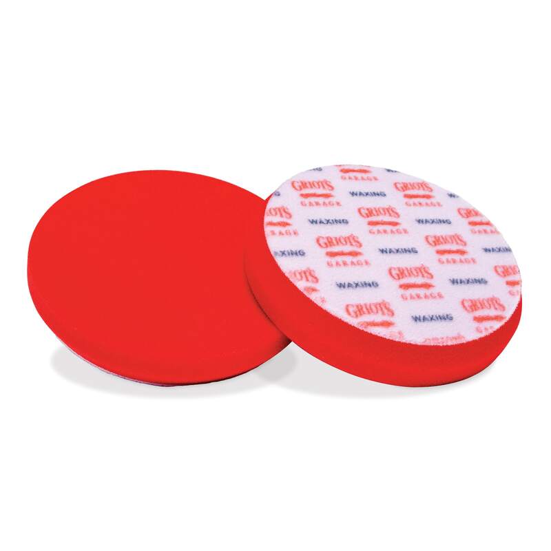 Griot’s Garage Red Foam Waxing Pads – 2 PACK