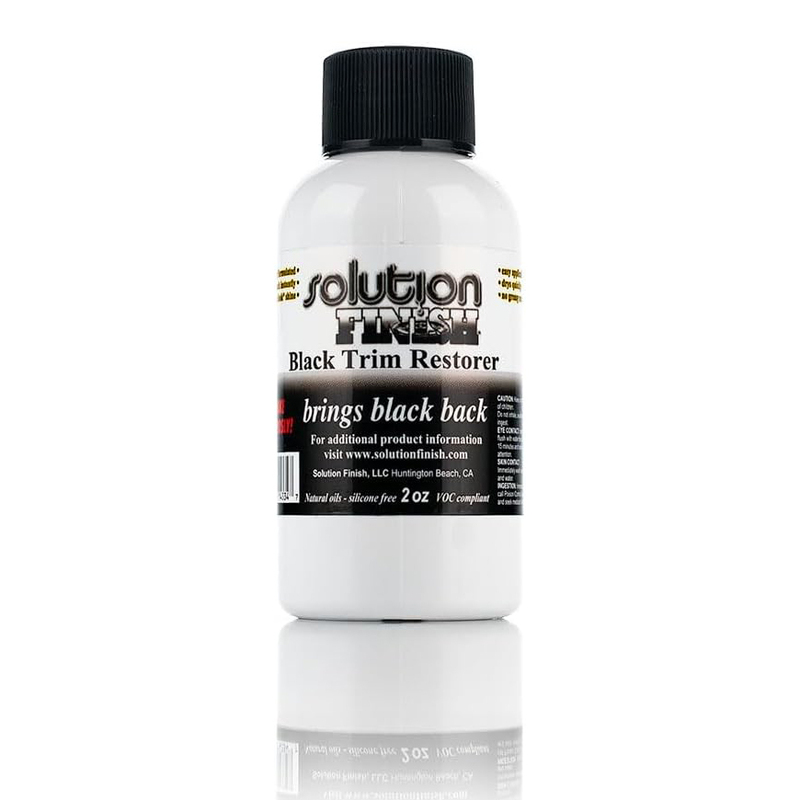 Solution Finish Black Trim Restorer - 2oz 60ml