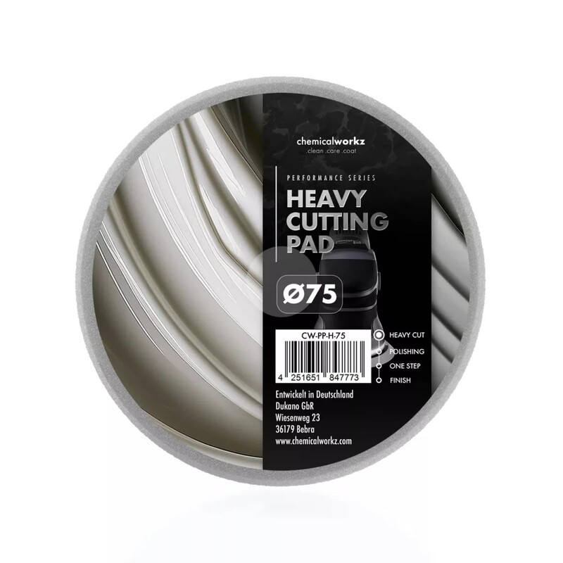 chemicalworkz Heavy Cutting Performance Pad – 75mm GREY
