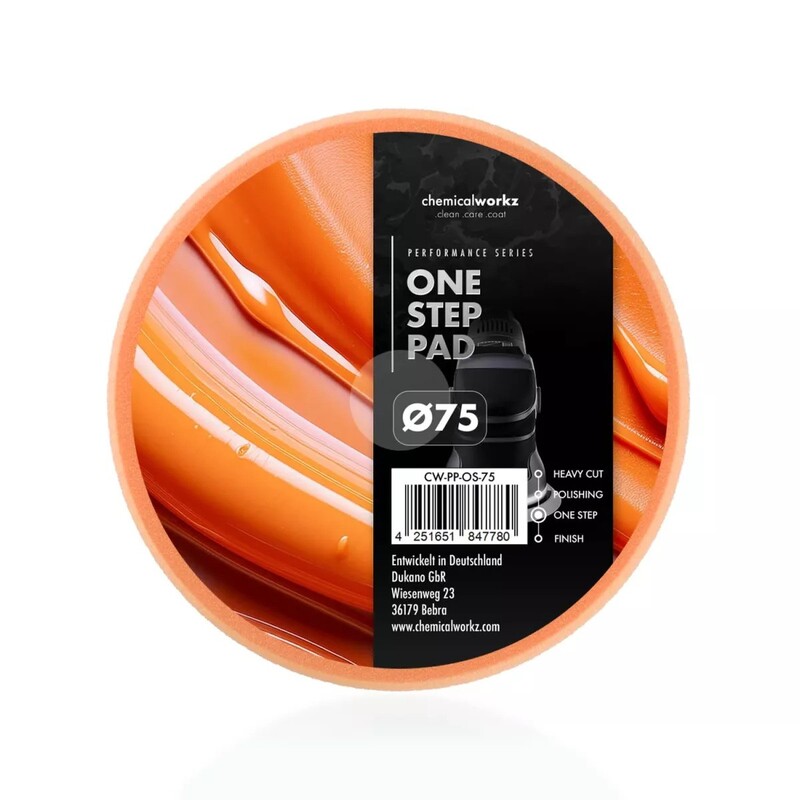 chemicalworkz One Step Performance Pad – 75mm ORANGE