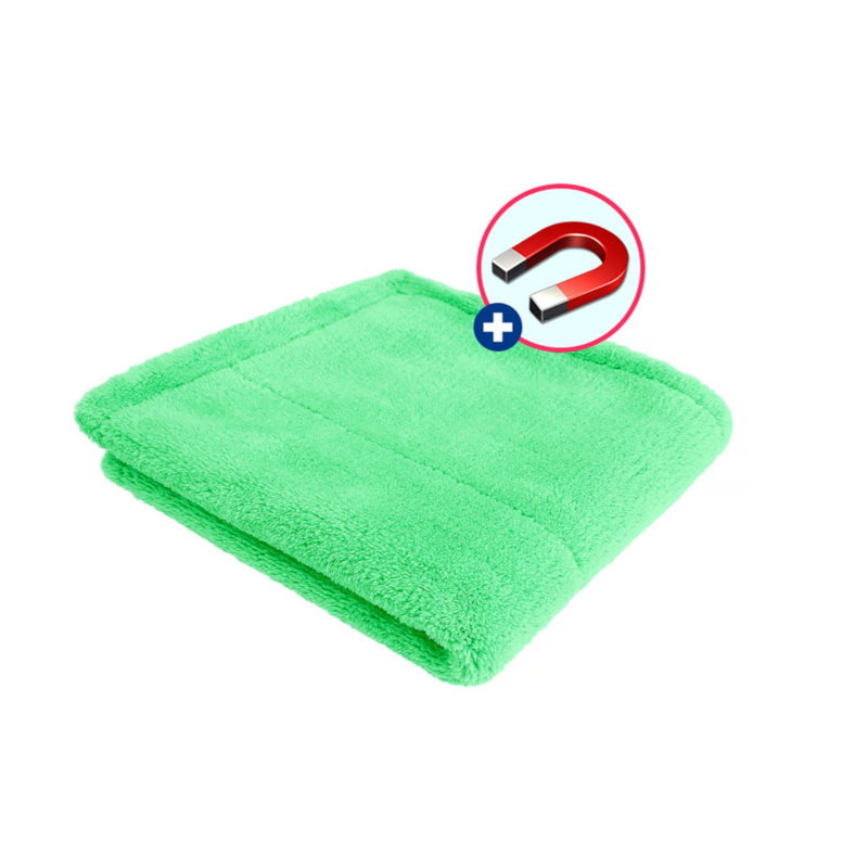 Purestar - 'Magnetic' Premium Green Buffing Towel - 40x40cm